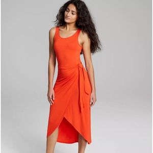 Women’s Side-Tie Midi Dress